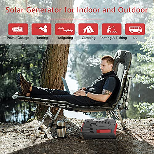500W Portable Power Station, 296Wh Solar Generator Backup Battery Pack With 110V/500W Ac Outlet, Portable Power Bank Outdoor Generators For Home Use, Emergency Outage, Camping Travel, Rv Trip #TOP4