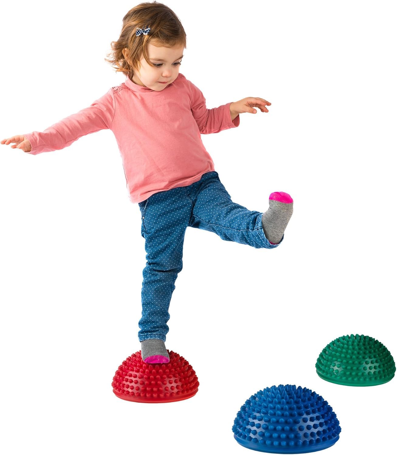 CHOUDHARY ACUPRESSURE Balance Pods Half Round Yoga Balance Spiky Foot Massage Ball Balance Pod Pack of 1 (begni) (B0DFGP276Z) Amazon Price History, Amazon Price Tracker