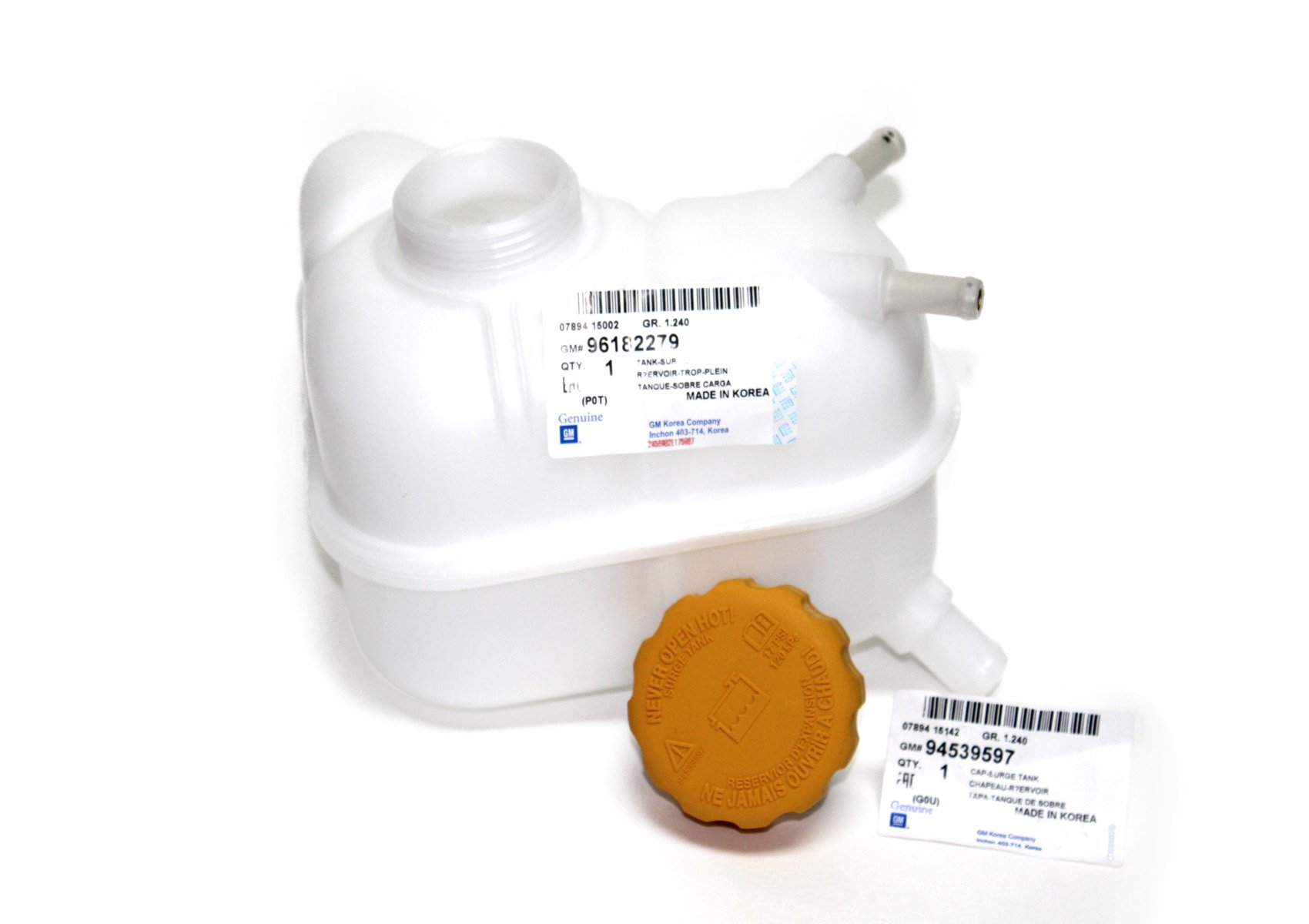 Coolant Tank Surge Includes Tank Cap (94539597) for Daewoo Lanos Part: 96182279