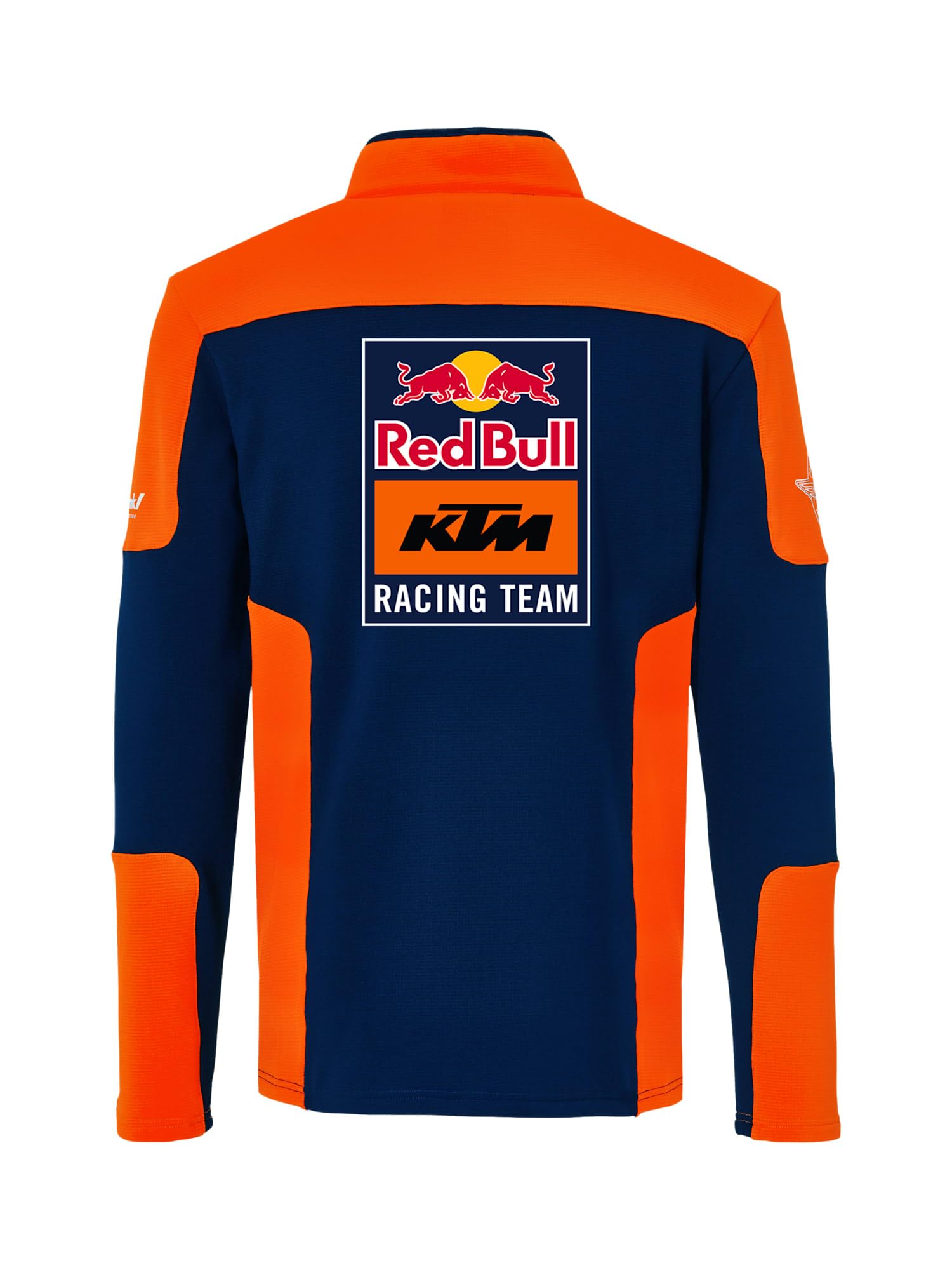 Red Bull - KTM Replica Team Half Zip Sweater – Herren - Offizielle Merchandising-Artikel, Dynamisches Racing-Design, Atmungsaktives Material – Größe S - Blau/Orange