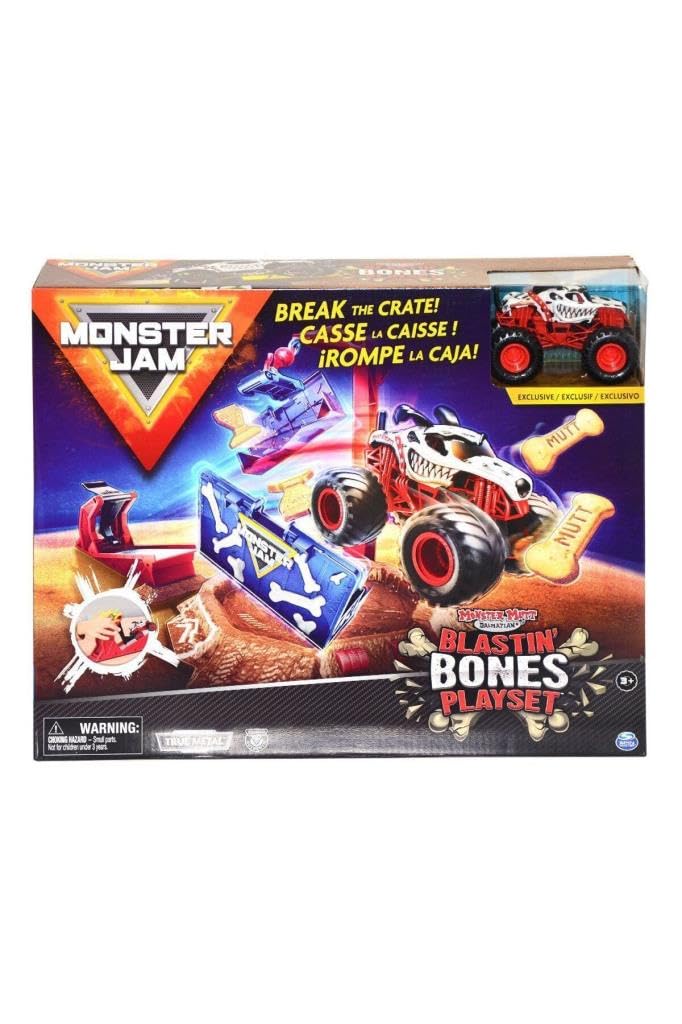 Monster Jam, Playset per Veicoli in scala 1:64