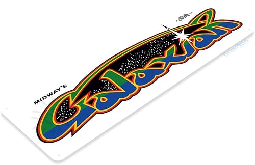 Miniatura 2 de Tinworld Letrero de estaño Galaxian Arcade Shop Sala de juegos Marquesina Decoración de metal Retro Consola A839