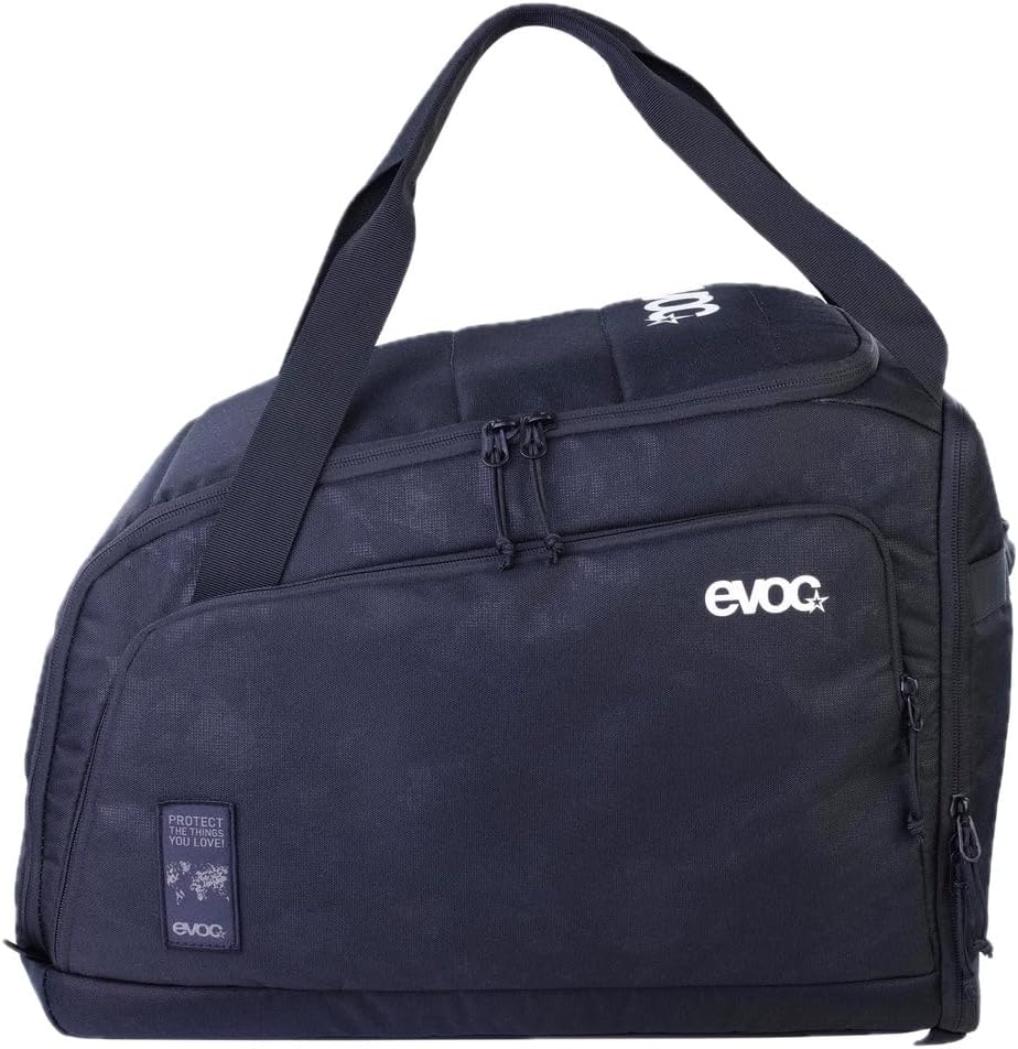 EVOC Gear Bag 35L Waterproof Cycling Backpack with Water-Repellent Material, Removable Shoulder Straps, Multiple Organizer Compartments, Shoe/Clothes Separation, Reflective Details, Ideal for Bike Com