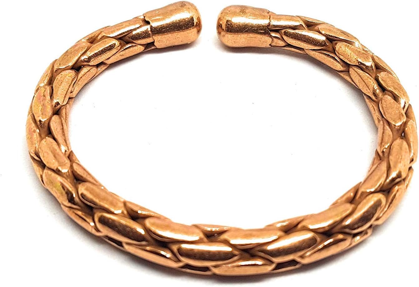 Fusions Magnetic BraceletsMagnetic Copper 90M Superb Twist Rope like Bracelet Delicately Handcrafted & Superbly Finished - in the UK