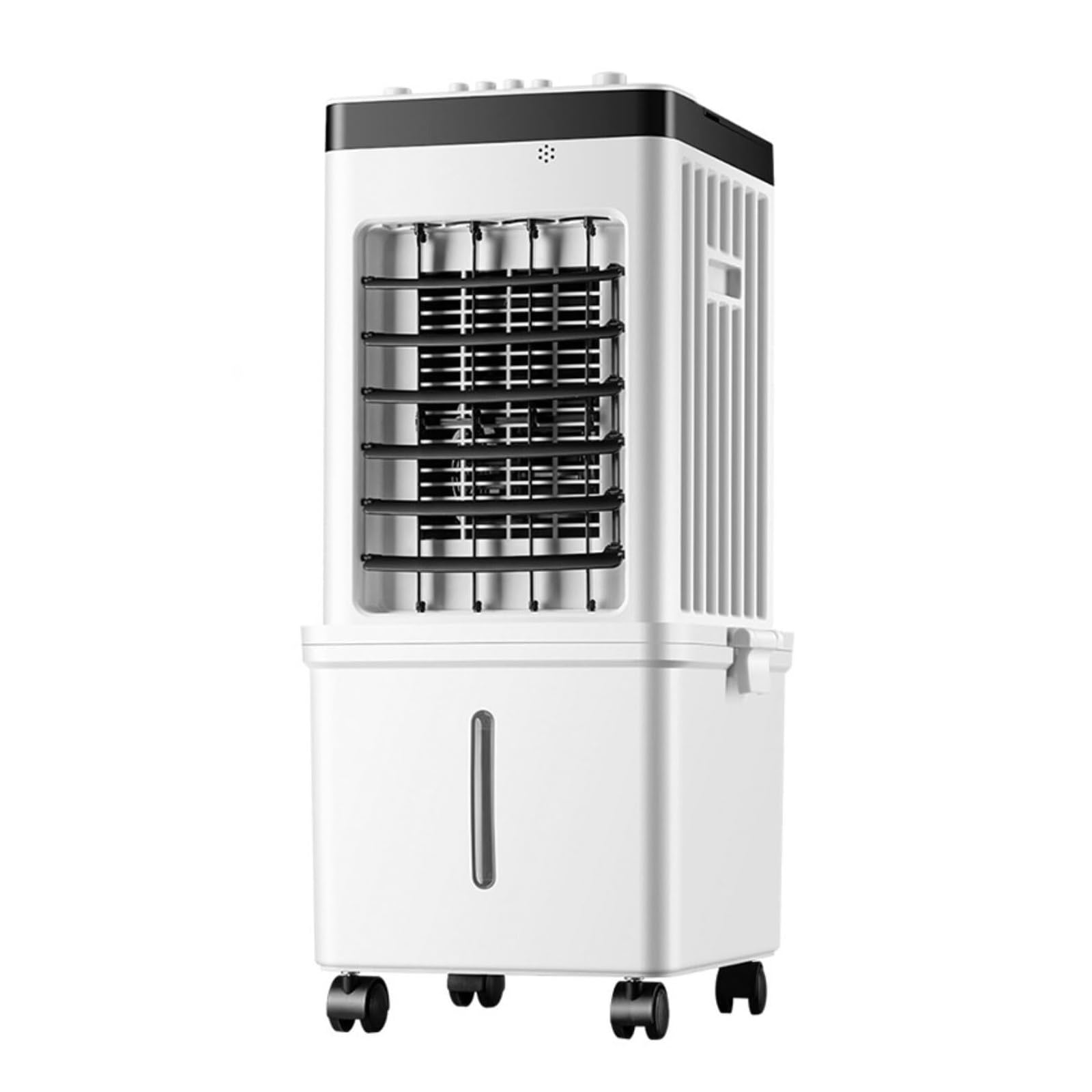 Portable Mobile Air Conditioning 15L Evaporative Air Cooler 75W with Removable Water Tank 15H Timer 3 Modes 3 Levels 40dB Cooling Fan for Home Office Bedroom