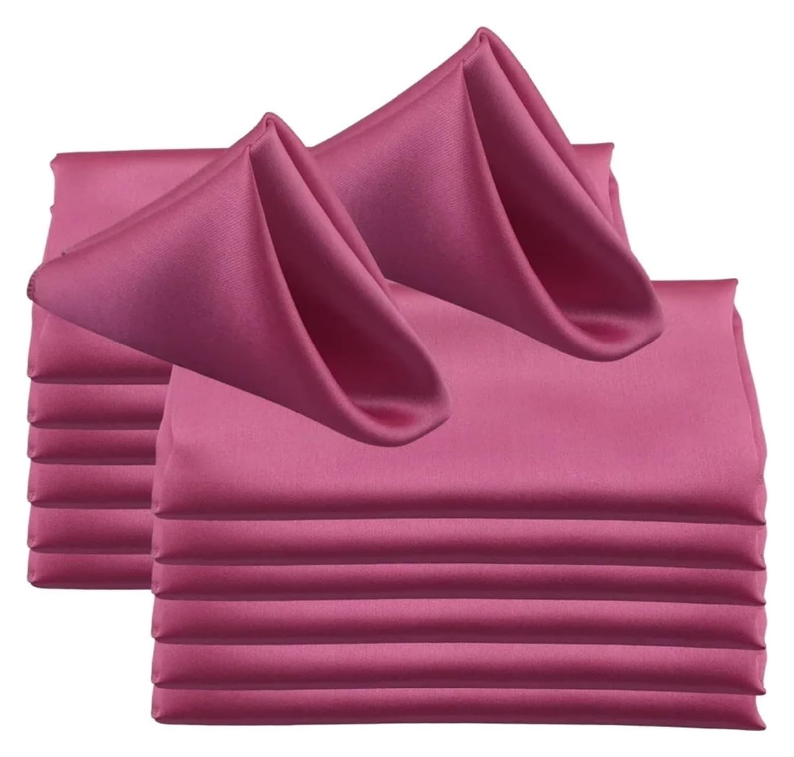 Cotton Table Napkins, 50pc 30x30cm Square Satin Multicolor(Color13)