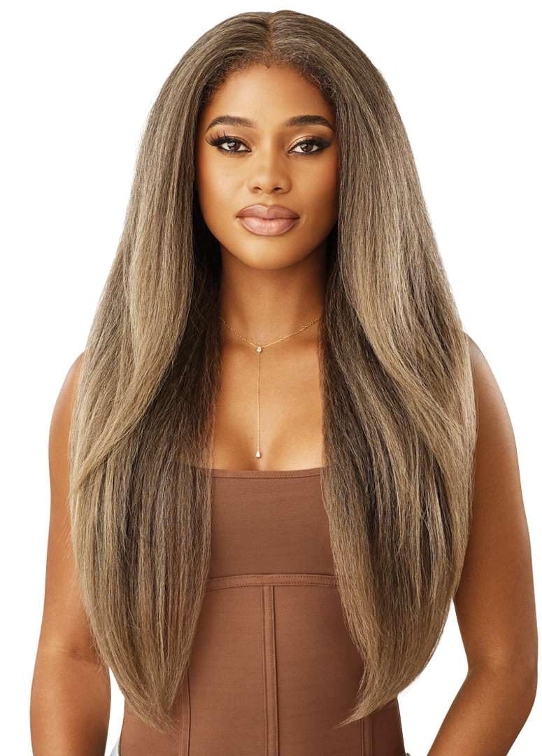 Outre Melted Hairline - Kinky Soft Edges - Kinky Soft 1 (ASH BROWN MELT)