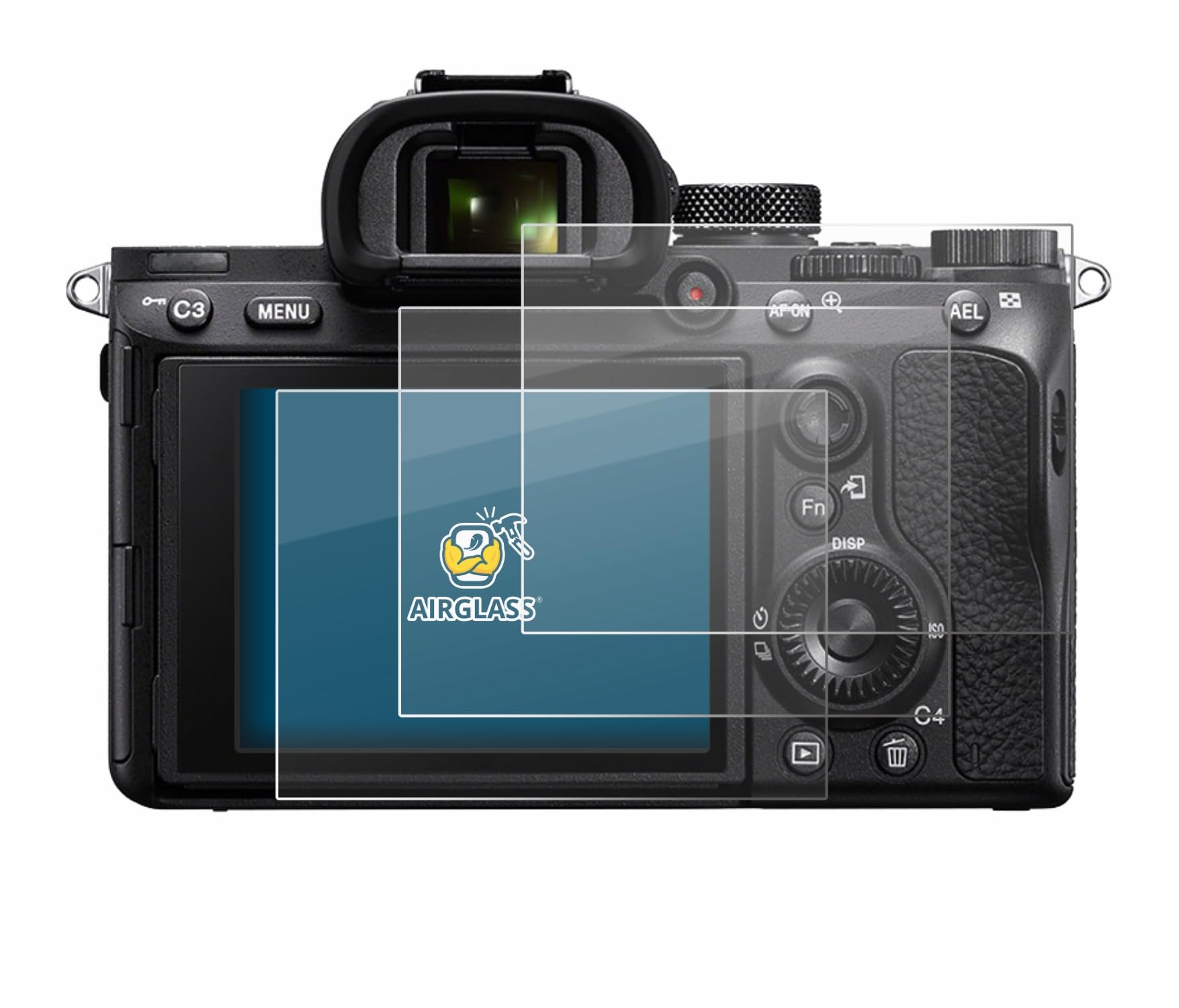 Savvies 3 Stuks Tempered Glass Film voor Sony Alpha 7 V (ILCE Savvies 3 Stuks Tempered Glass Film voor Sony Alpha 7 V (ILCE