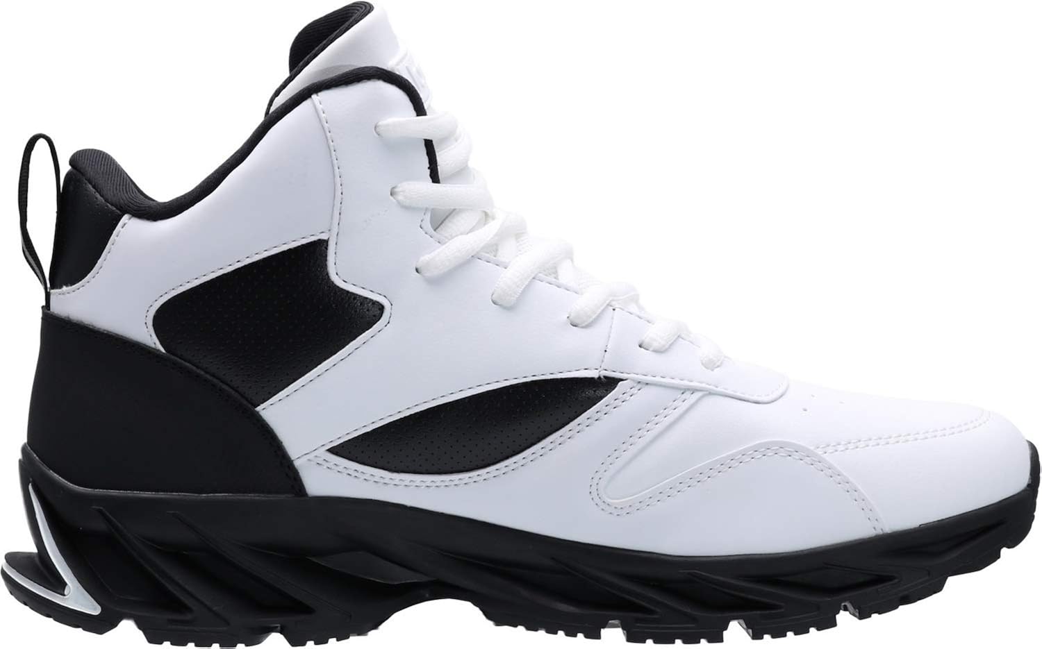 Joomra Men's Stylish Sneakers High Top Athletic-Inspired Shoes 12 2_white