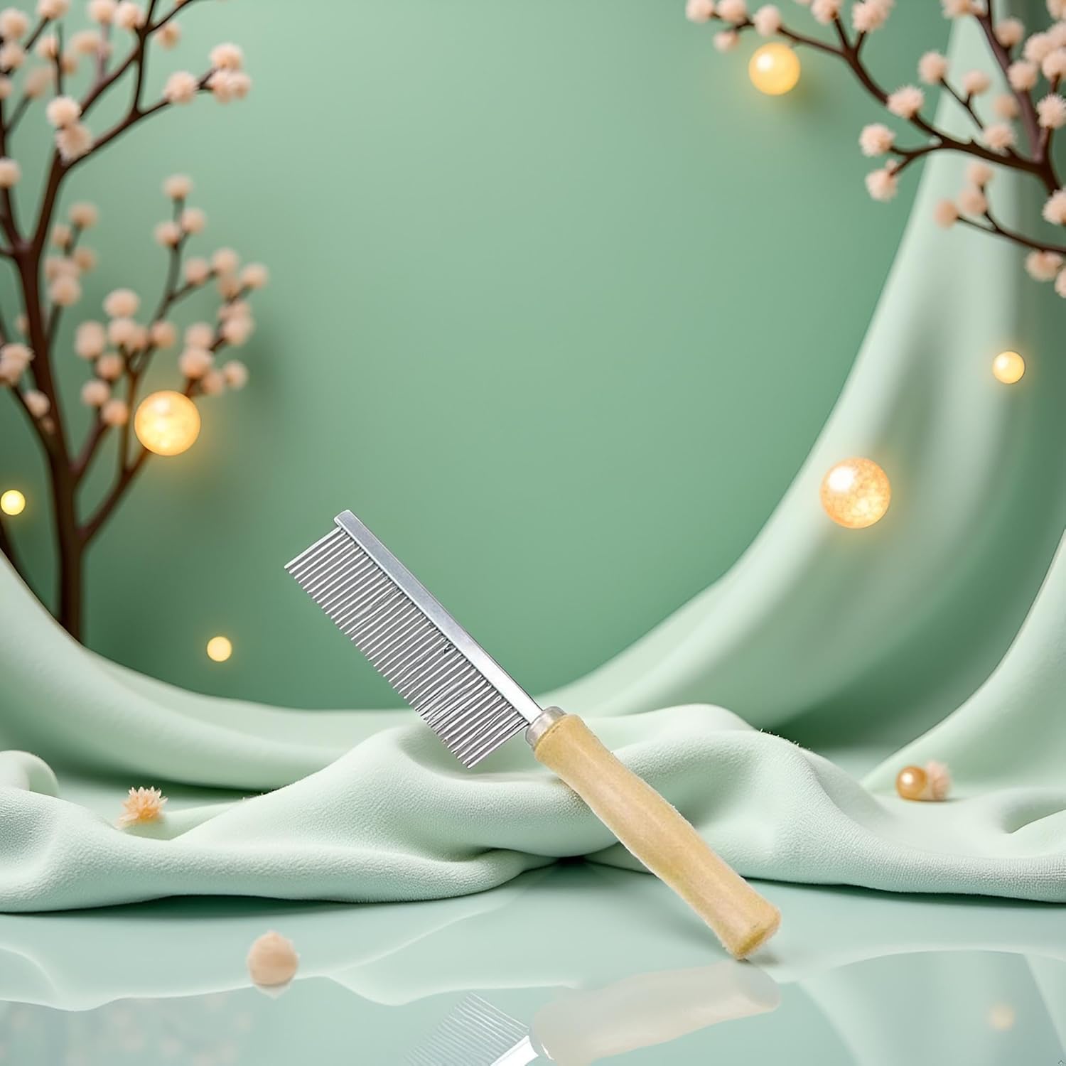 Silver Dog and Cat Combs For Grooming Long Haired Cats and Dogs - Image 4