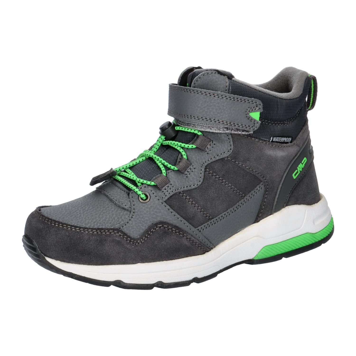 CMP Kids Hadil Leather WP Urban Shoes - 3q84524-j, Unisex Walking Shoe - Kids and Boys, Titanium, 6 UK