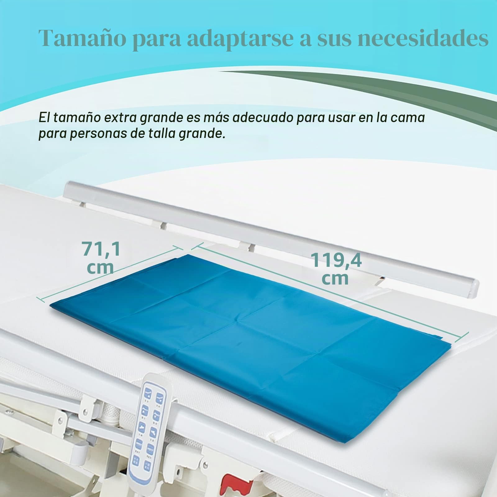 [LOSCHEN] Hoja deslizante tubular para transferencia de pacientes, hojas deslizantes para ayudar a los ancianos, para coches, vehículos, hospitales y cuidado en el hogar (72 x 120 cm), verde