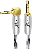 Impeto 3.5mm Aux kábel 90 fokos csatlakozóval, 0.5m Hi-Fi audiophile 1