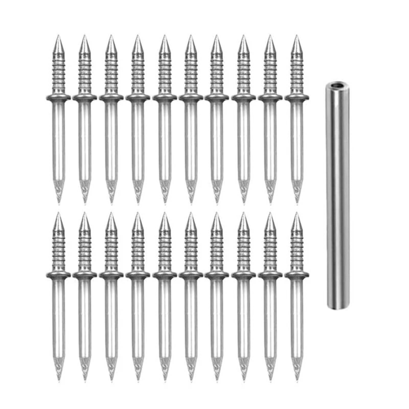 Double-Head Skirting Thread Seamless Nails 600/800/1000PCS Cement Nails for Trim