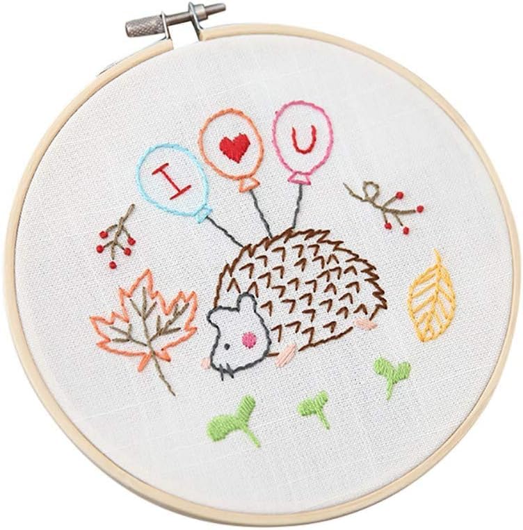 Amazon | 刺繍キット刺しゅう手作り刺繍セット初心者向け