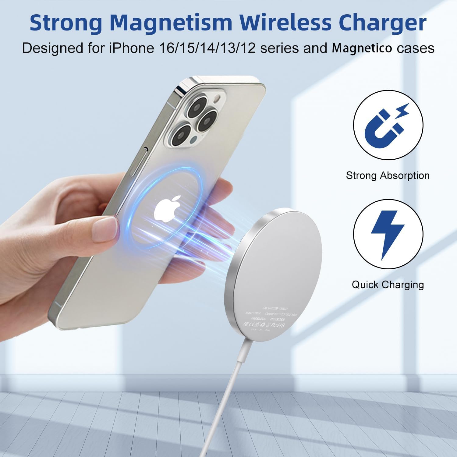 Belkin Caricatore MagSafe, Caricabatterie wireless magnetico