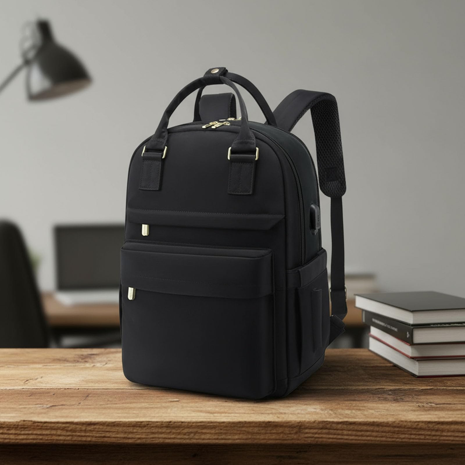 16-calowy plecak na laptopa duży nylonowy plecak szkolny z portem ładowania USB plecaki dla kobiet kobiet na co dzień college