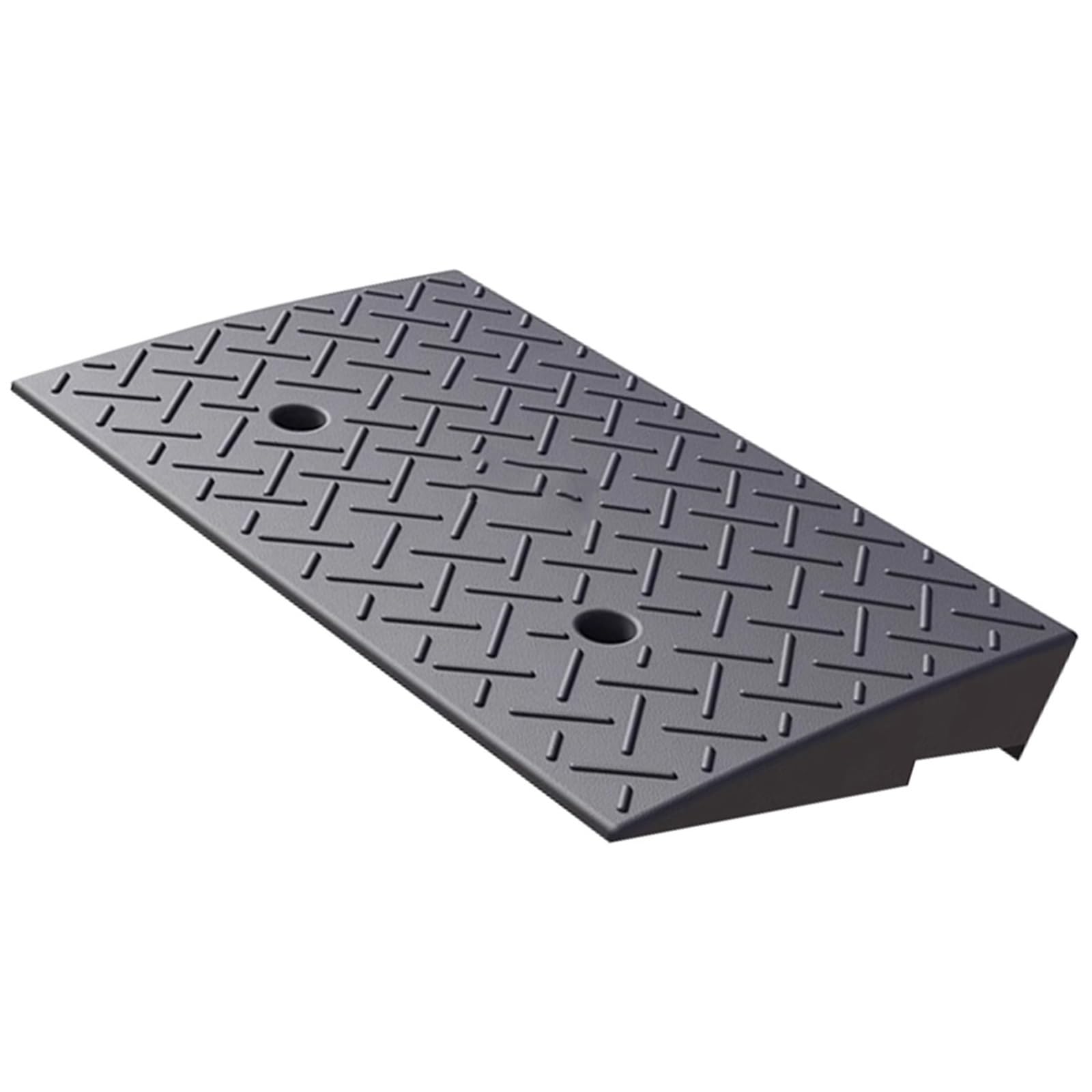Rampe de seuil de Voiture Robuste en Caoutchouc et Plastique, antidérapante, adaptée aux véhicules, fauteuils roulants et Motos.(50 * 32 * 8cm)