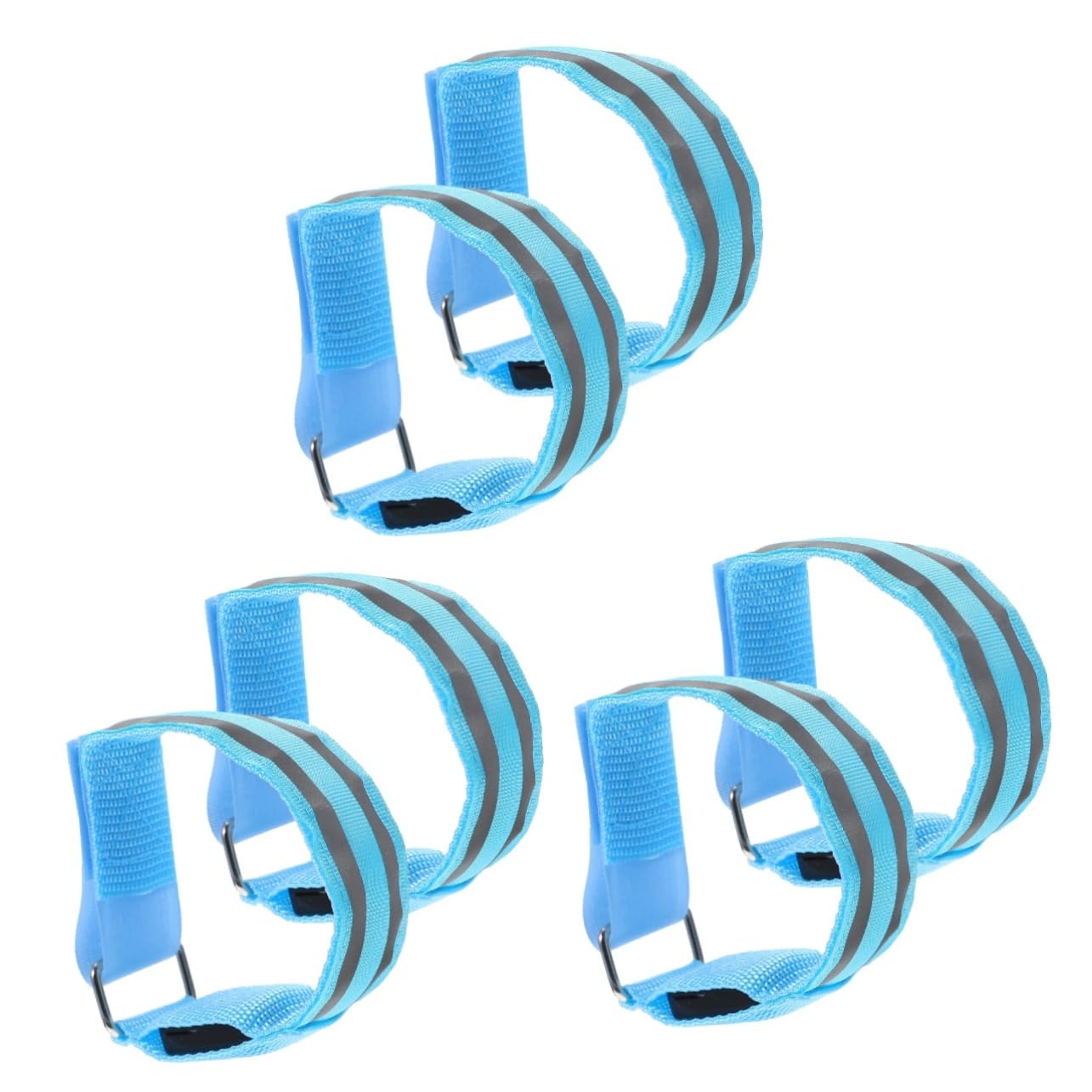 BESPORTBLE Bracelets Lumineux pour Feux De Circulation À LED 2 Pièces Brassard pour Course Nocturne Rechargeable avec Électronique LED