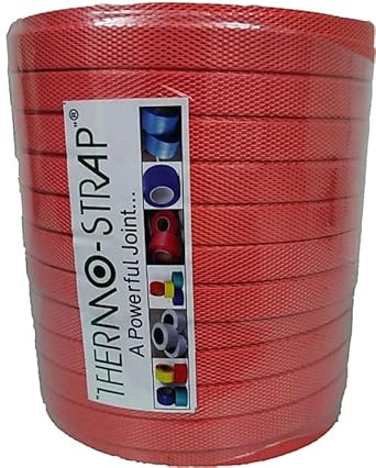Thermo-Strap PP Strapping 15 Mm Roll Red Strapping 2 Kg Roll Manual Crimper