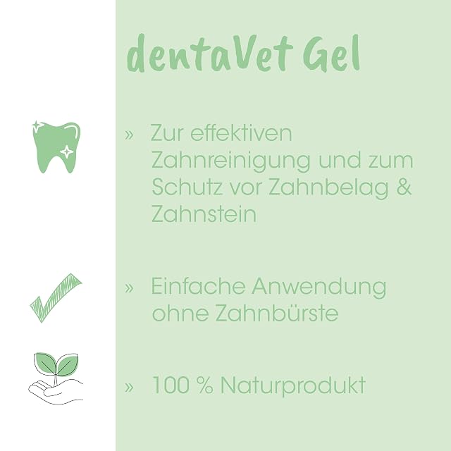 Foto 2 de 7 de cdVet DentaVet Gel - Crema dental natural para limpieza dental, eliminación de sarro y higiene bucal…