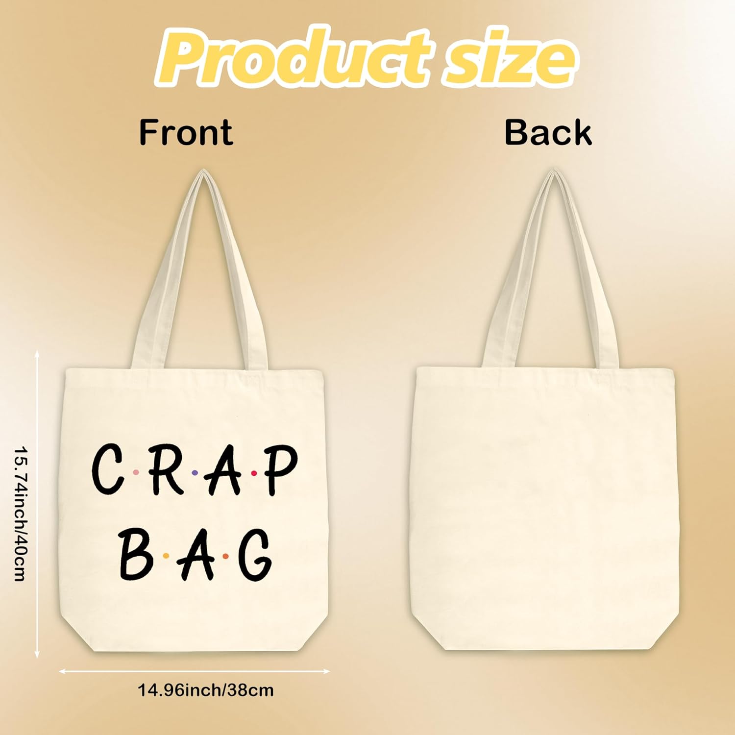 Friend Gifts for Women - Friend Birthday Gifts Canvas Tote Bag Aesthetic Beach Shopping Bag Reusable Grocery Canvas Bags Funny Christmas Galentines Valentine's Mothers Day Gift for Friends Female - Image 5