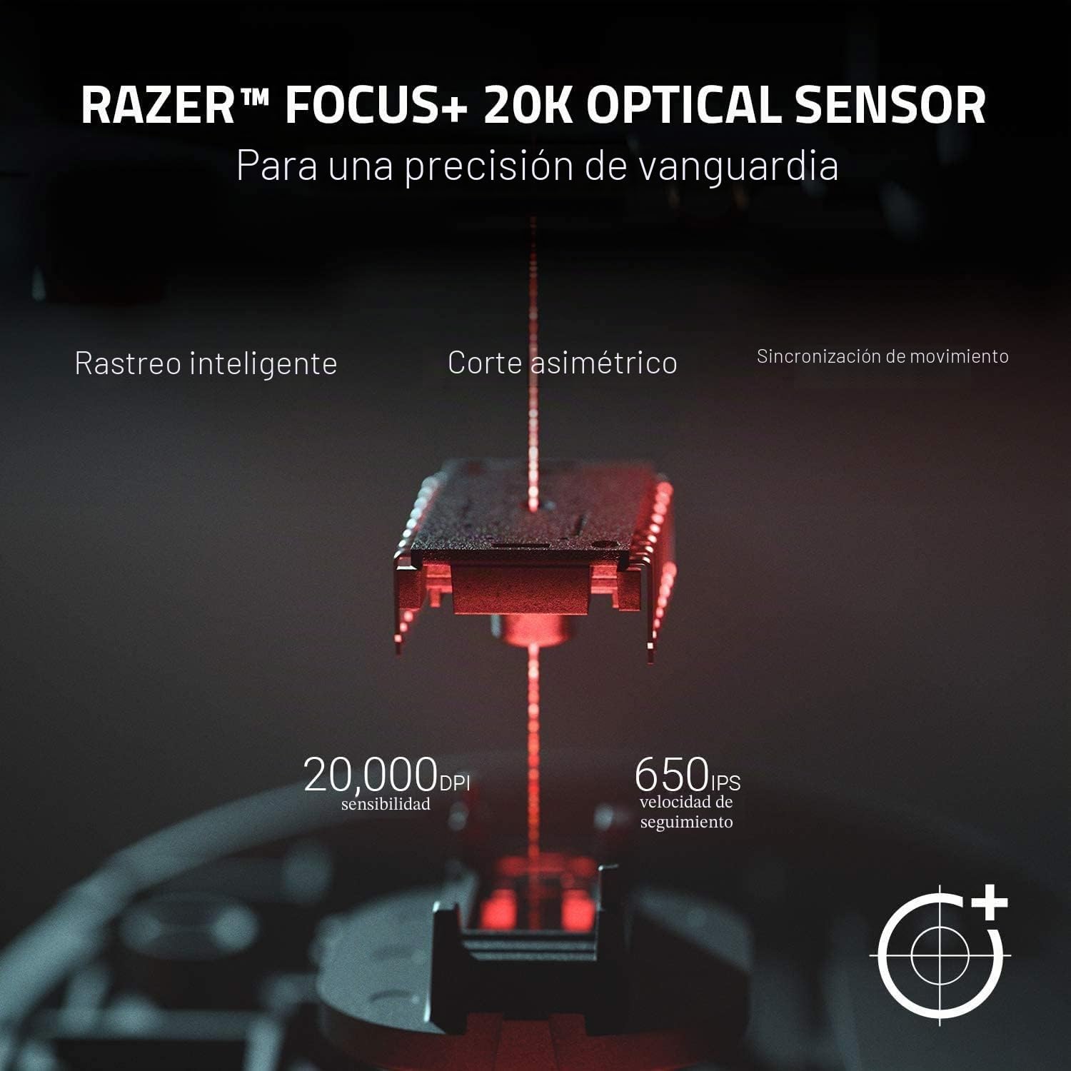 Razer Basilisk V2 - Ratón Gaming FPS (con nuevo Sensor Óptico Focus+ de 20000 DPI, 5G, Interruptor dpi Extraíble y Rueda de Desplazamiento Personalizable, RGB Chroma e USB) Negro