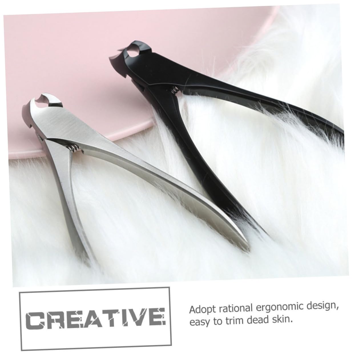 Healeved 3piezas Cortaúñas Grueso Mango Antideslizante Para Pedicura Recortador De Uñas De Pies Diseño Ergonómico y Curvado Para Uñas Encarnadas y Espesas Herramienta De Manicura