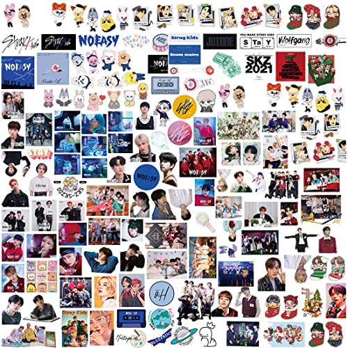 Kpop Stray Kids Adesivos 180 pçs Vinil Impermeável Álbum Foto Pacote de Adesivos para StrayKids SKZ