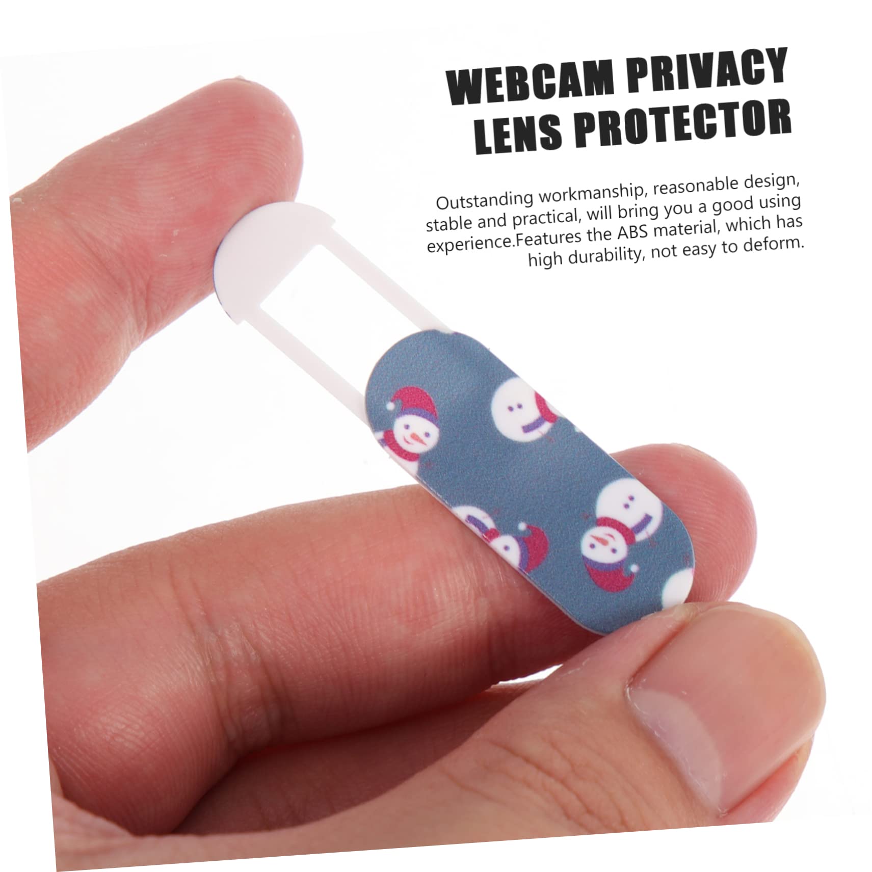 Artibetter 18pezzi Copertura Privacy Webcam Design Natalizio Scorrevole per Laptop e Tablet Protezione Facile e Creativa per La Sicurezza Digitale