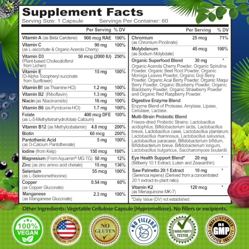 Supplements Studio Vegan Multivitamin for Men 50+