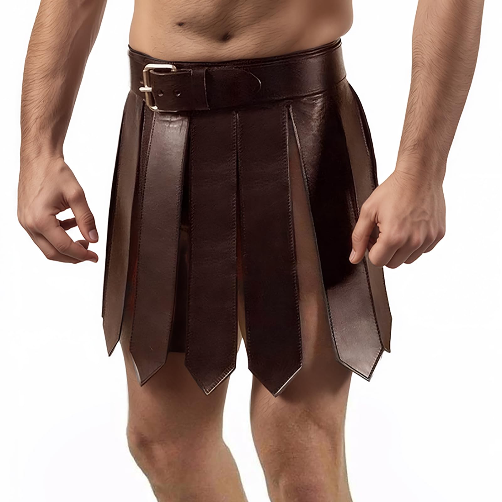 TINAYAUE Men's Medieval Spartan Warrior Skirt - Image 3