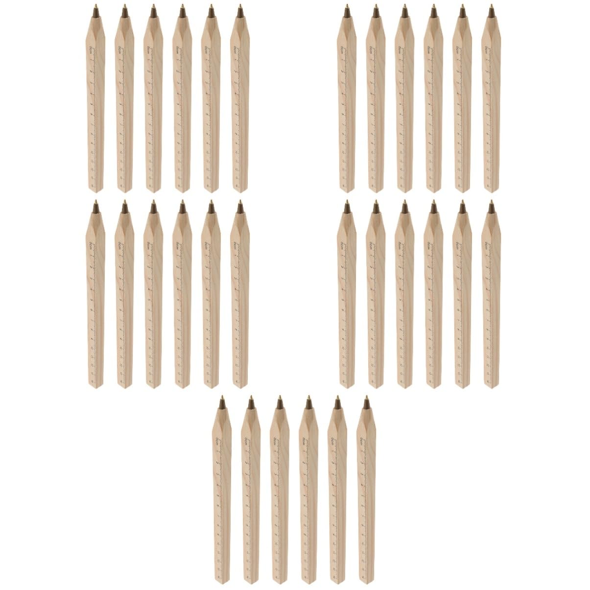 STOBOK 30pièces Stylo à Bille Naturel Pour Artisans Outil Écriture Pour Dessins Techniques Et Marquage Industriel