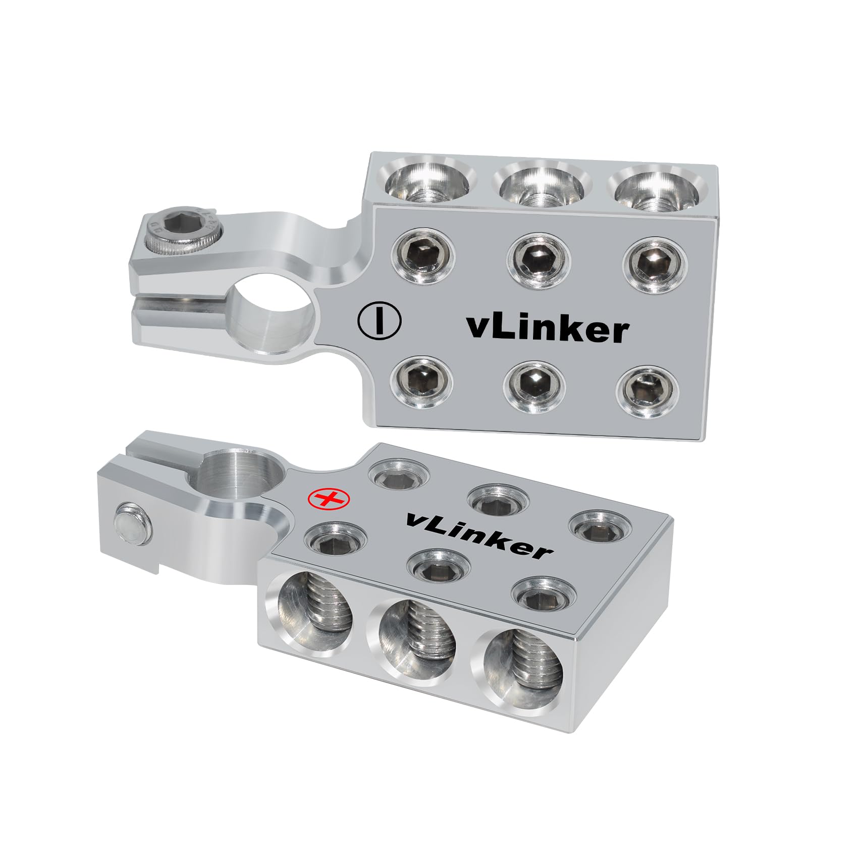 VGATE 6x00 2/0 AWG Gauge LeadAcid Battery Terminals Clamp 6061