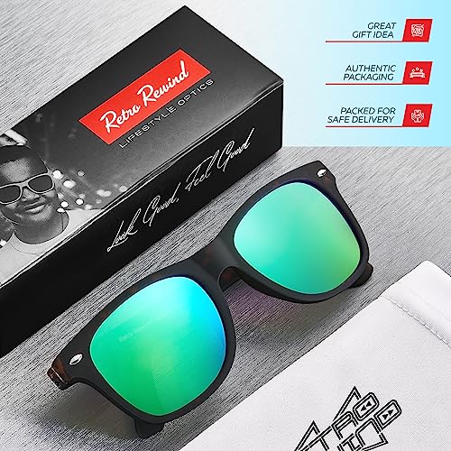 Image of Retro Rewind Kids Sunglasses for Boys Girls Age 3-12 - Shatterproof UV400 Toddler Children Sun Glasses