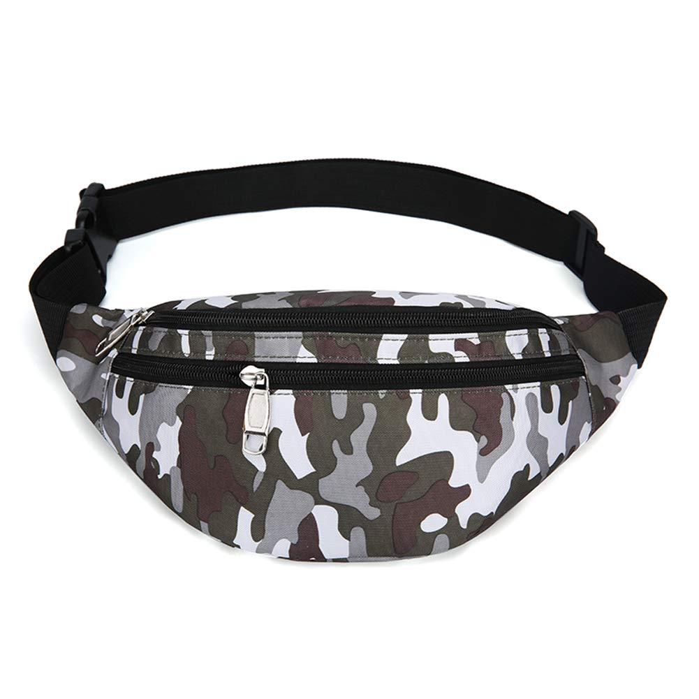 Fanny Pack for Men & Women, Fashion Waterproof Waist Packs with Adjustable Belt, Casual Bag Bum Bags for Travel Sports Running.