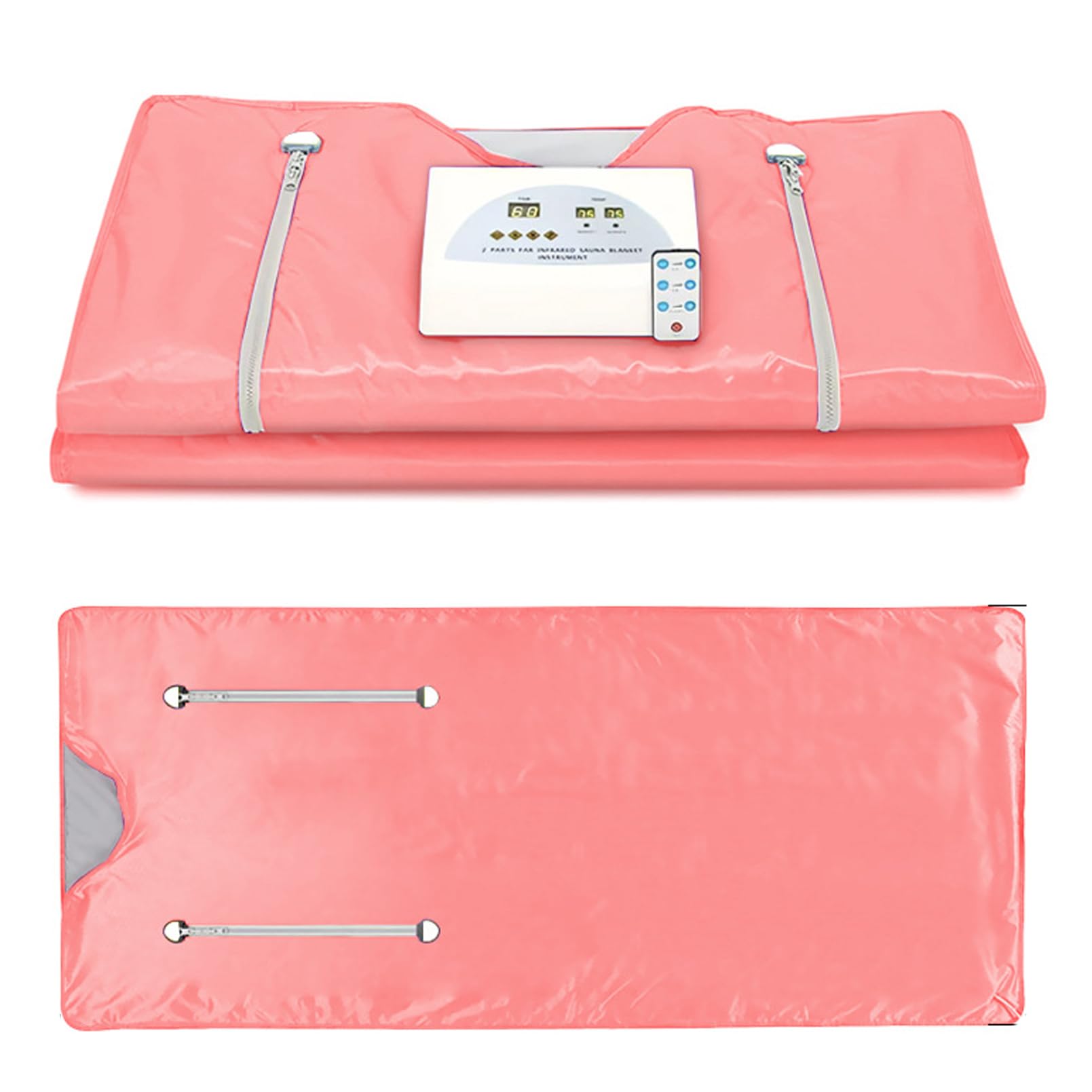 Manta de sauna portátil para el hogar, impermeable para pérdida de peso, control de temperatura, envoltura corporal para quemar grasa, ideal para mujeres
