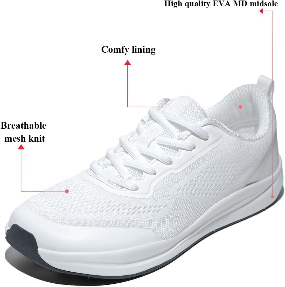 Zero Drop Extra Wide Toe Box Shoes for Men Lightweight Breathable Non-Slip Barefoot Sneakers for Gym Trail Casual - Image 7