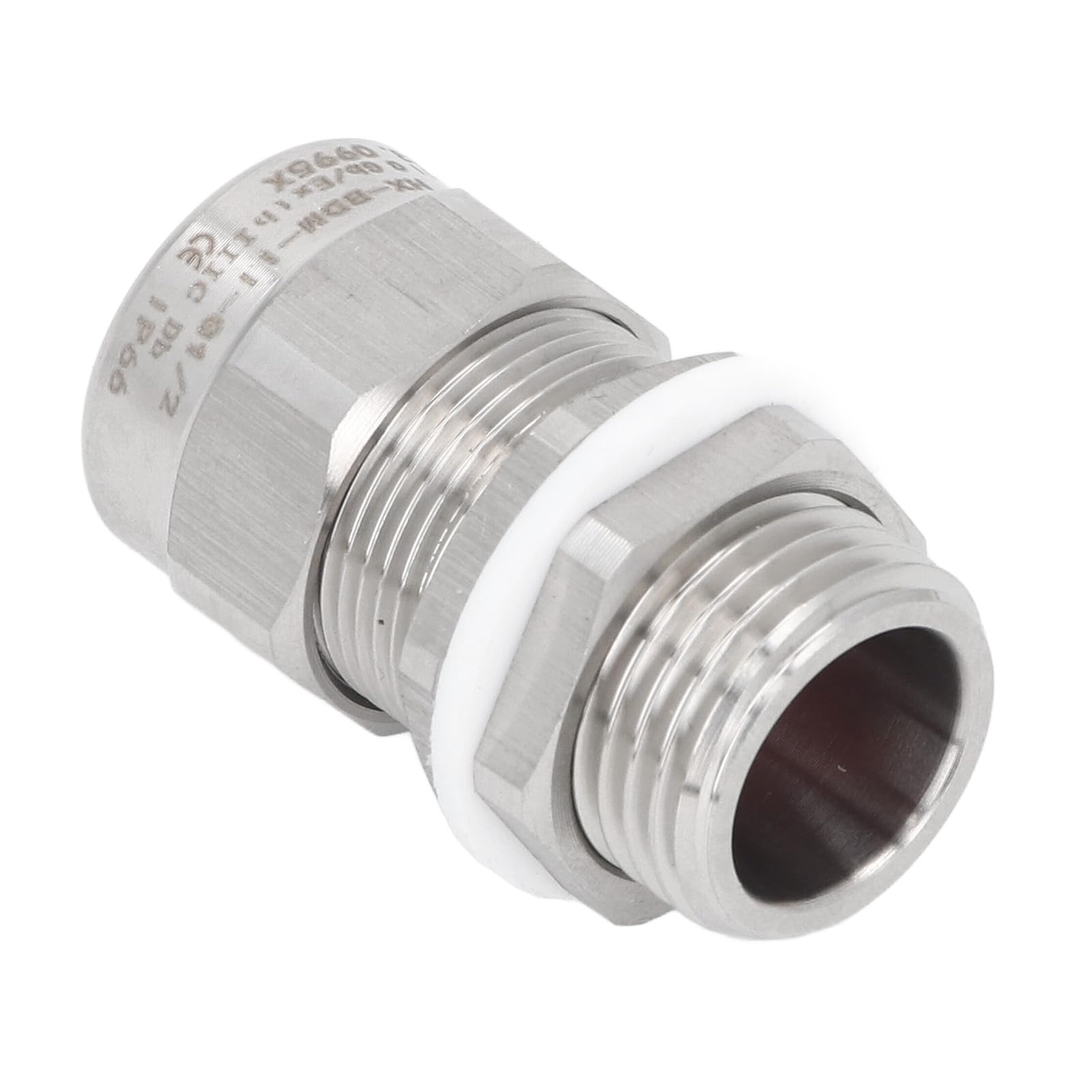Cable Gland Npt 1/2In, Ip66 Water Proof Armoured Cable Connector 304 Stainless Steel Effortless Installation G1/2 Cable Gland, for Armoured Cable in Vehicles and Marine Devices