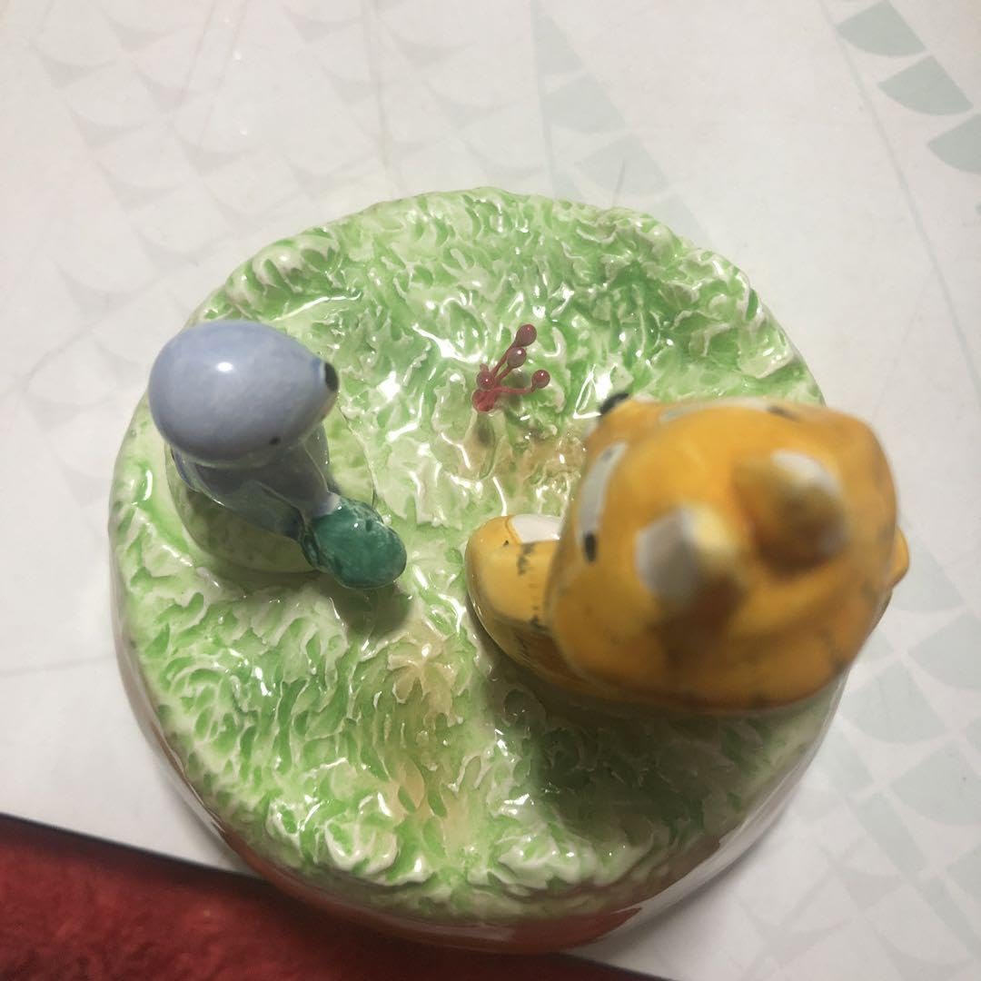 ぼのぼの陶器のオルゴールBANDAI 日本製1991 いがらしみきお