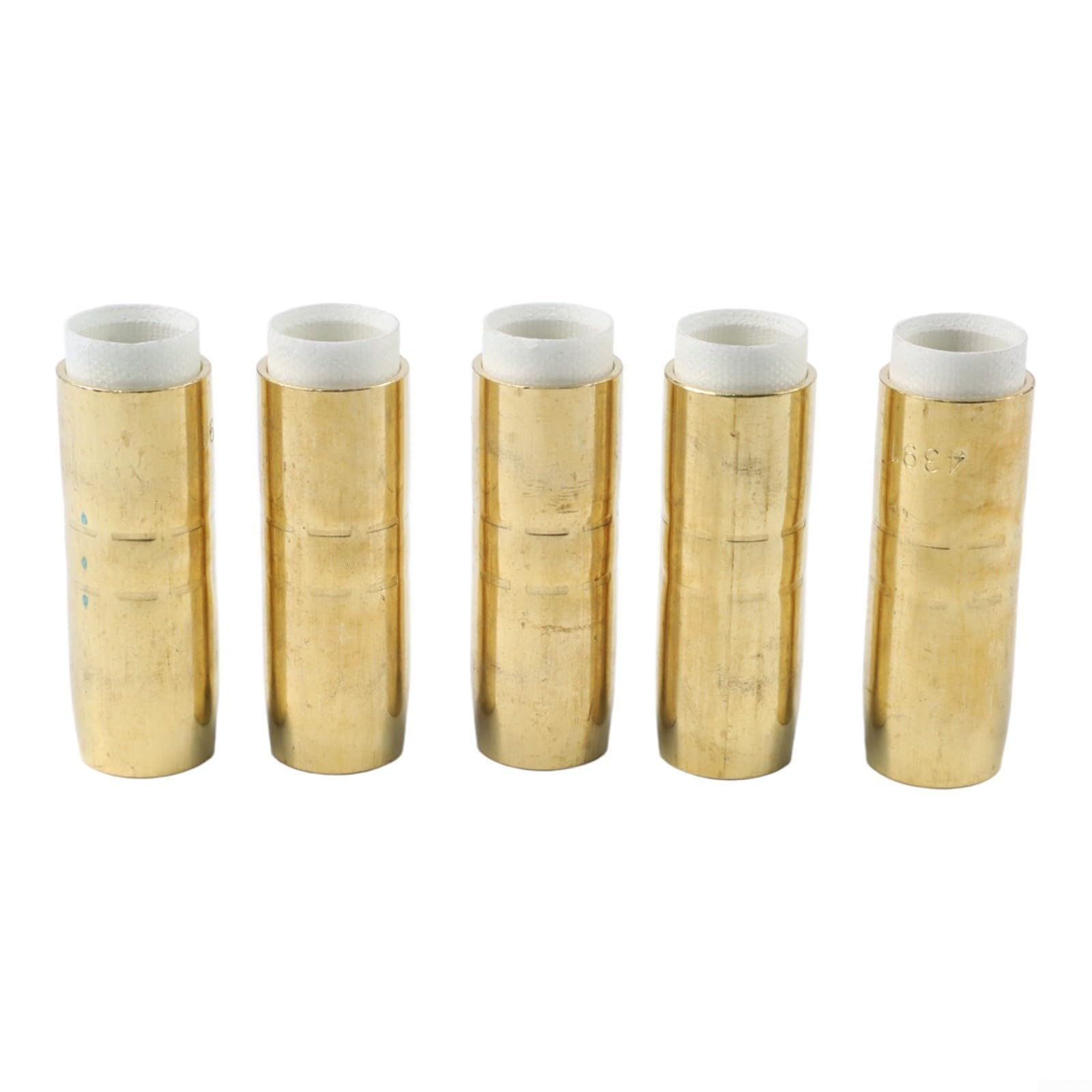 Boquillas de soldadura MIG 4391 repuestos de tazas de gas de cobre para Bernard 200/300A