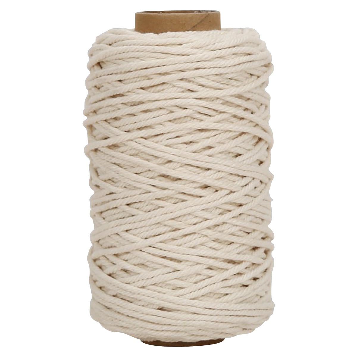 Cordón de algodón premium de 2mm para tejer tapices de pared detallados con acabados limpios