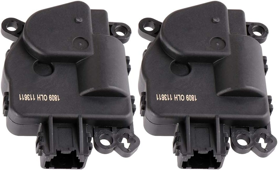 HVAC Blend Door Actuator OCPTY 604-038 Air Door Actuator Compatible 2009-2010 for Dodge for Ram 1500,2011-2012 for Ram for 1500,2011-2012 for Ram for 2500,2011-2012 for Ram for 3500 (2PCS)