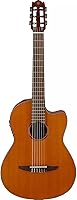 Vista 5 de Yamaha NCX1 NT Cutaway Guitarra Clásica Acústica-Eléctrica de Cuerdas de Nylon, Natural