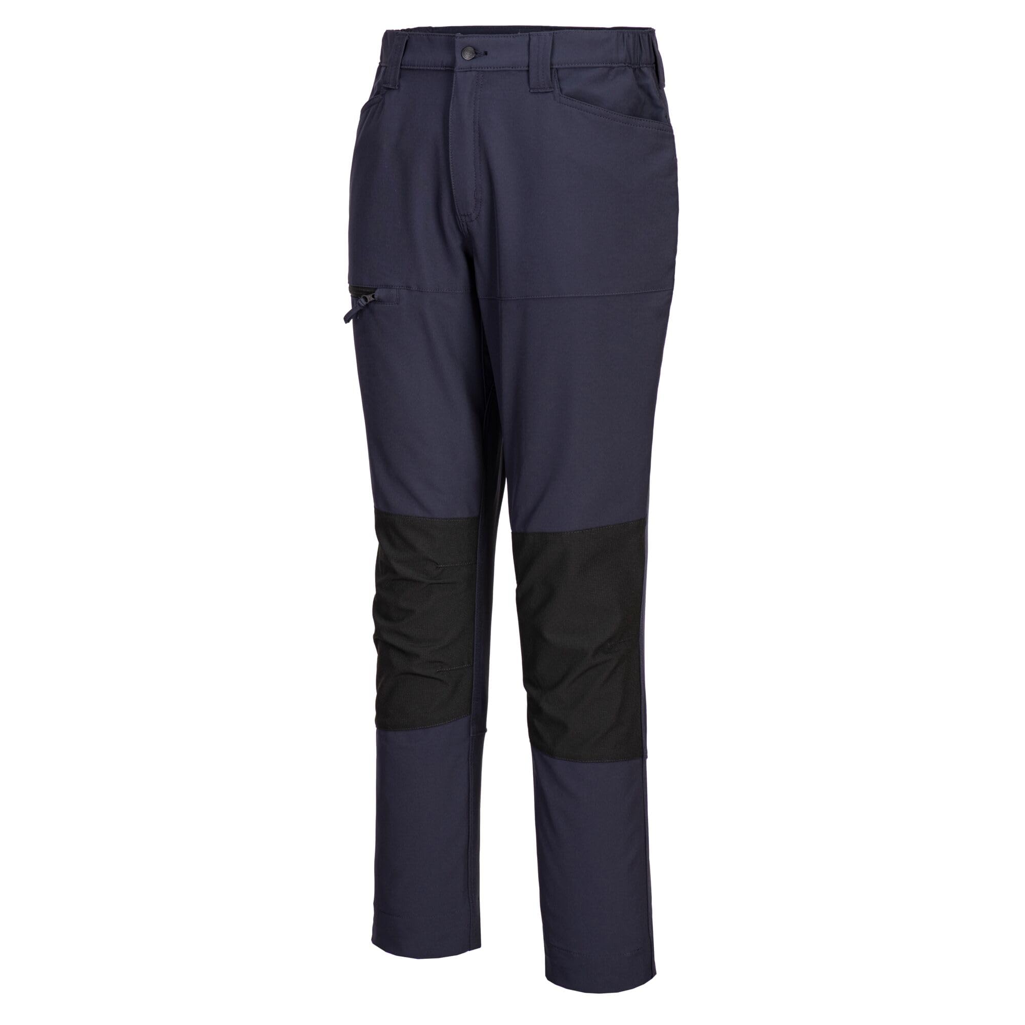 Portwest Pantalón elástico de Trabajo WX2 Stretch para Industrias Rodillas pre-curvadasque Nuevo Modelo CD886