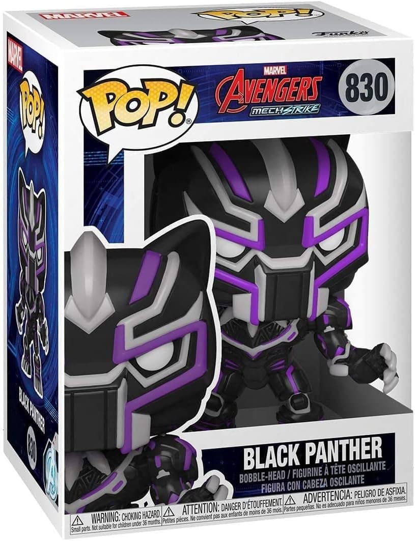POP Marvel: Marvel Mech - Black Panther Vinyl Bobblehead, Multicolor, Standard