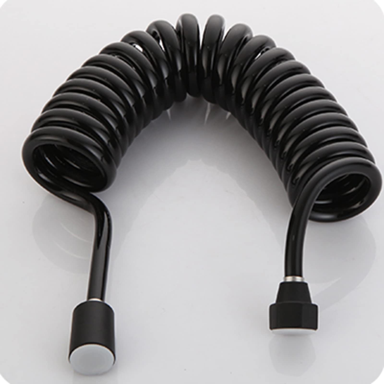 manguera de ducha telescópica manguera de ducha flexible manguera de inodoro tubo ducha flexible para baño de inodoro 3M,negro
