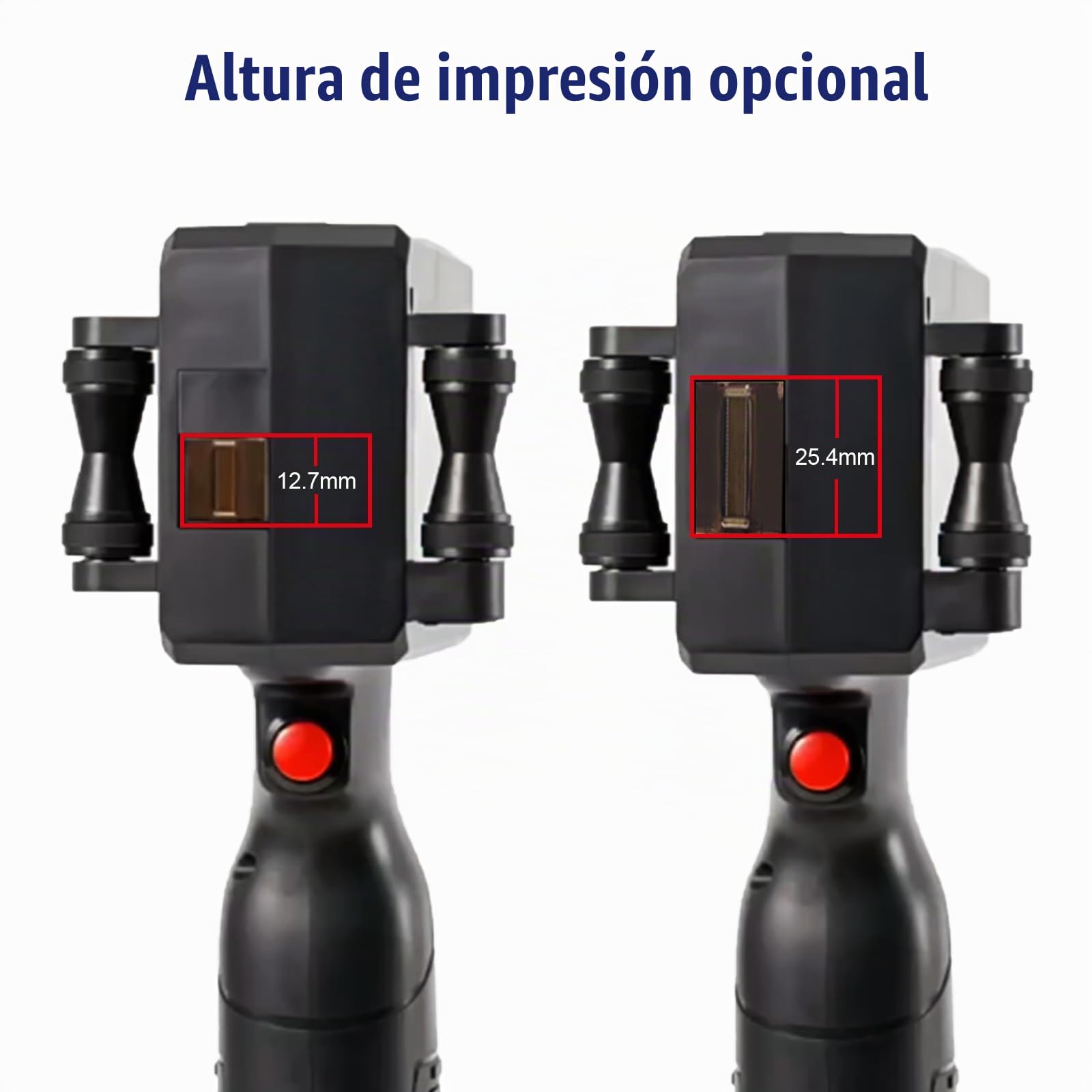 Impresora de inyección de tinta de mano de 1 pulgada, pistola portátil E15-1 con cartucho negro ER521 para texto QR y código de barras