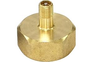 Tire Inflation Schrader Valve to Garden Hose and Outdoor Faucet Adapter Fitting...