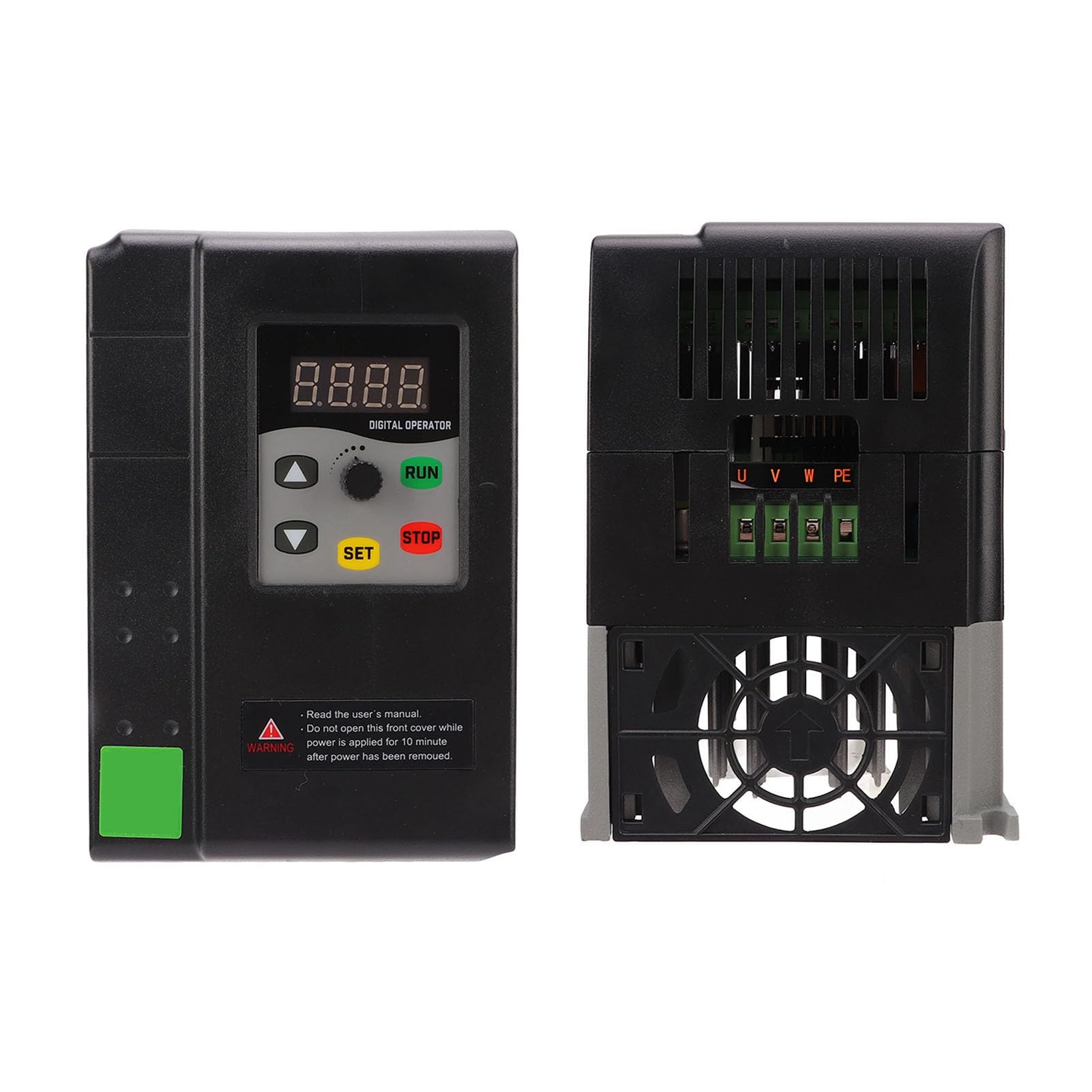 YWBL-WH Convertitore di Frequenza del Motore con Display Digitale VFD a Frequenza Variabile del Motore, Inverter a Frequenza Variabile con Ingresso Trifase 380-440 V (0,75 kW)